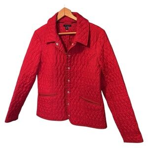 DD47 red Quilted jacket Tommy Hilfiger Large L